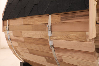 Blisspod Prague 4–6 Person Red Cedar Barrel Sauna