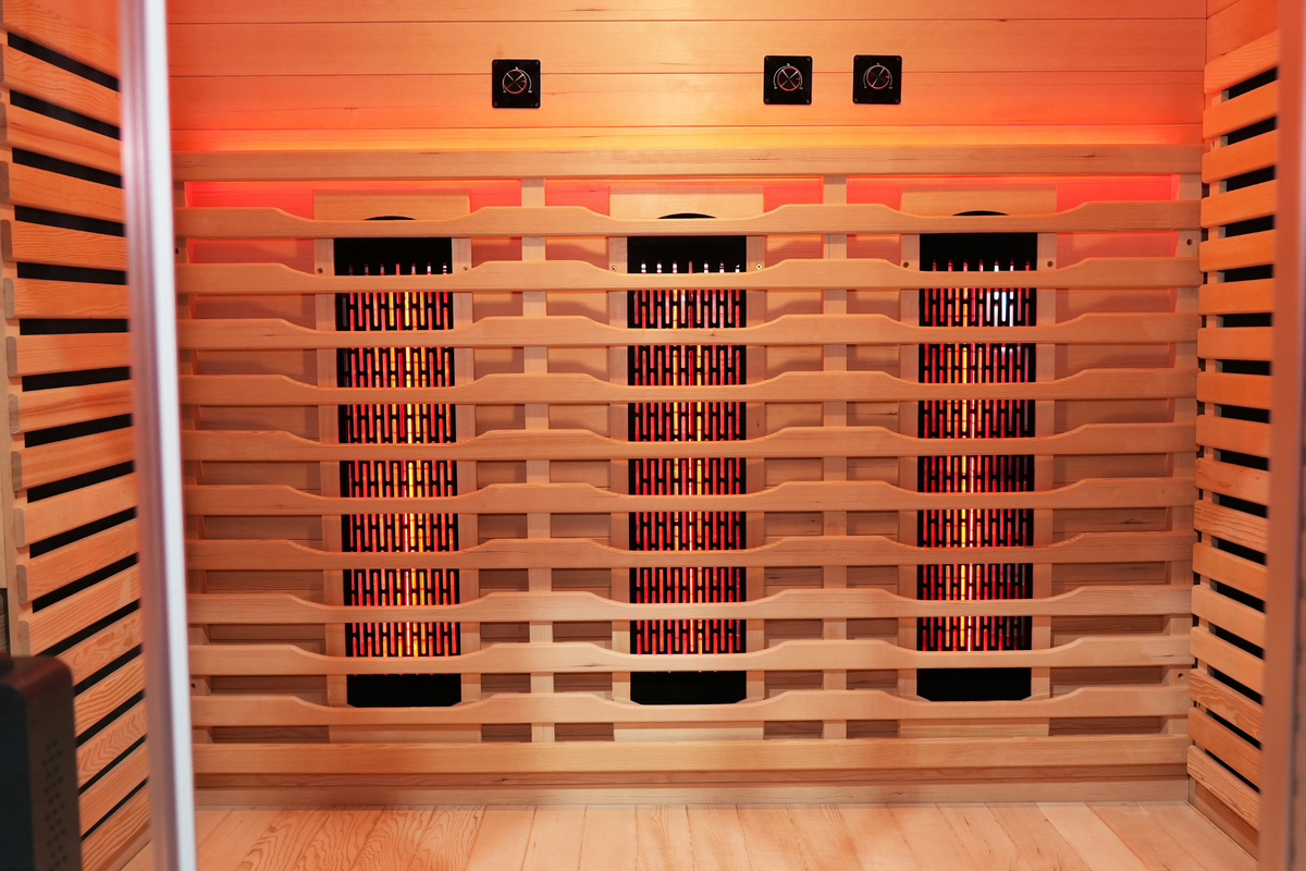 Blisspod Venetian RED 3-Person Full-Spectrum Infrared Sauna