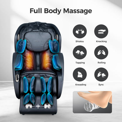 BOSSCARE 3D Zero-Gravity Full-Body Shiatsu Massage Chair