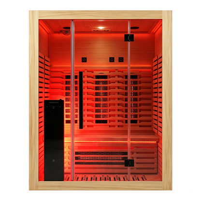 Blisspod Venetian RED 3-Person Full-Spectrum Infrared Sauna