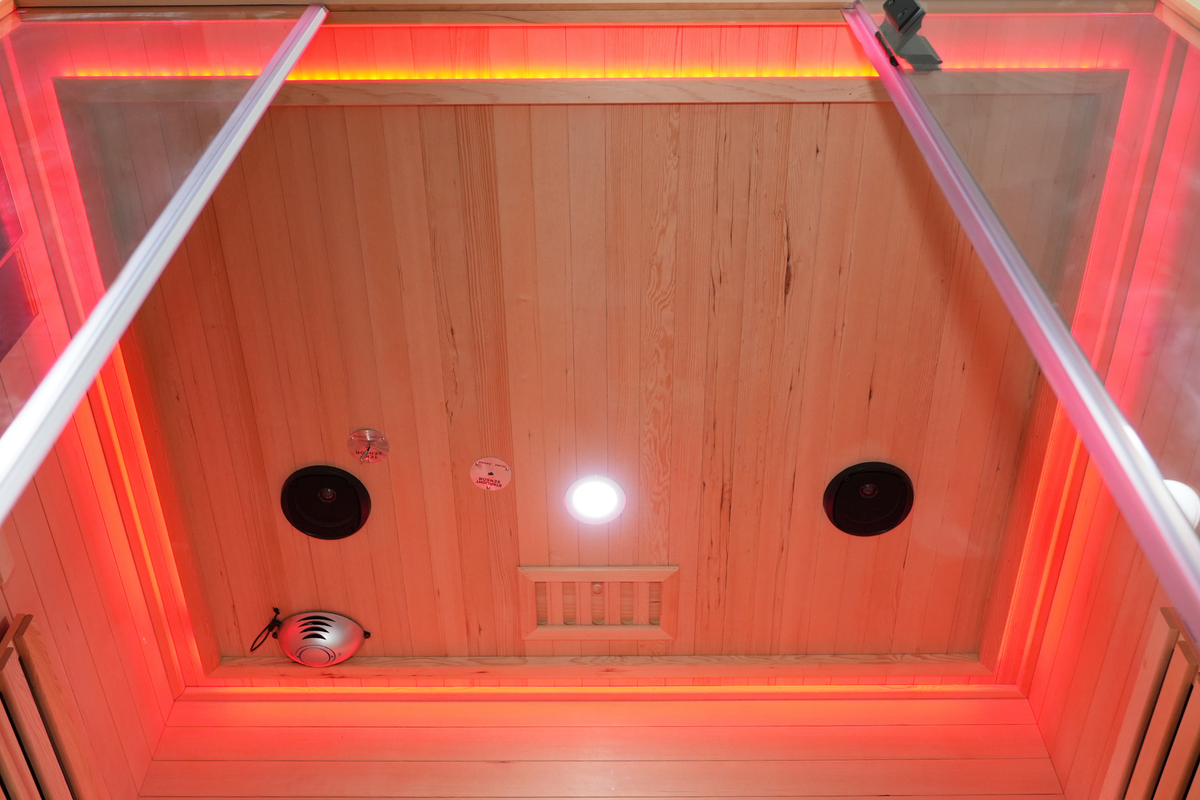 Blisspod Venetian RED 3-Person Full-Spectrum Infrared Sauna