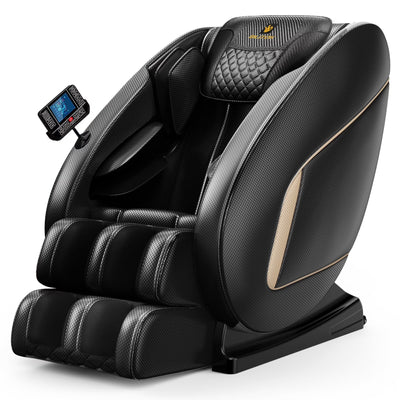 BILITOK F-606 Massage Chair with Zero Gravity, Heat &amp; Bluetooth (Black)