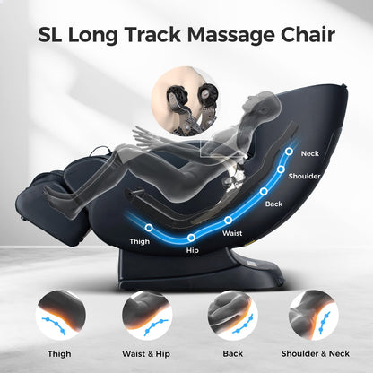 BOSSCARE 3D Zero-Gravity Full-Body Shiatsu Massage Chair