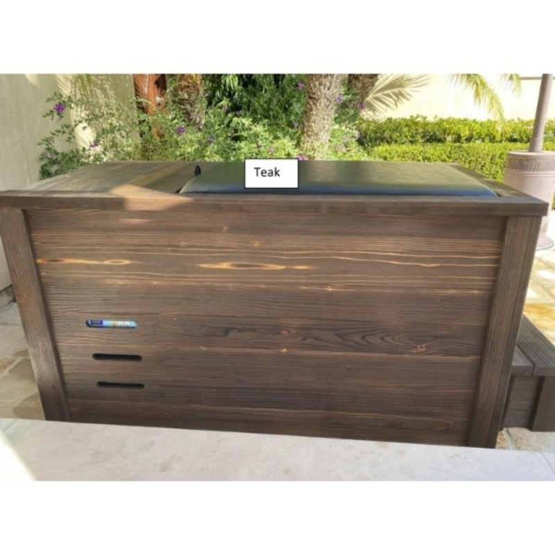 Handcrafted Redwood Cold Plunge Tub with Chiller