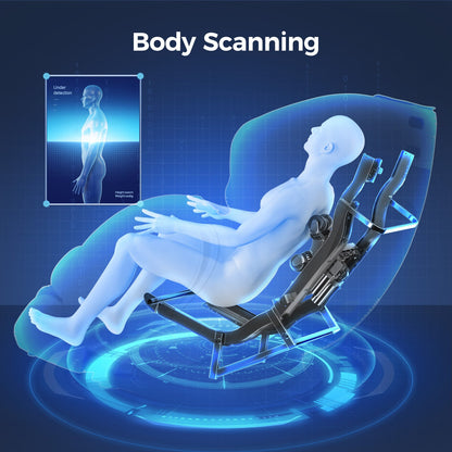 BOSSCARE 3D Zero-Gravity Full-Body Shiatsu Massage Chair