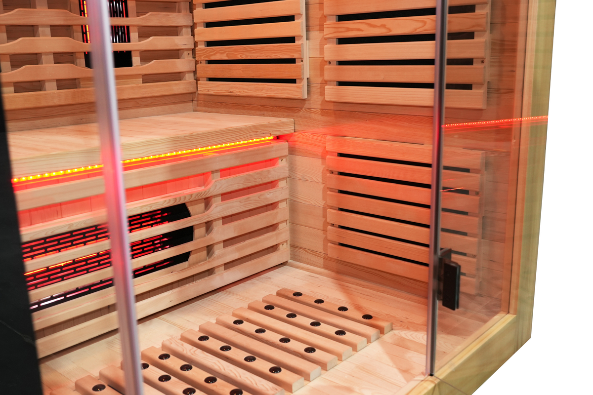Blisspod Venetian RED 3-Person Full-Spectrum Infrared Sauna