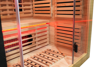 Blisspod Venetian RED 3-Person Full-Spectrum Infrared Sauna