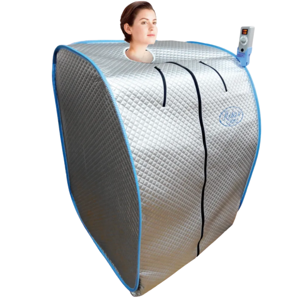 Silver Elite Far Infrared Sauna | Portable Home Sauna for Relaxation & Muscle Recovery