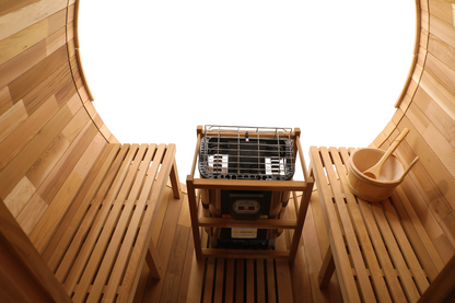 Blisspod Prague 4–6 Person Red Cedar Barrel Sauna
