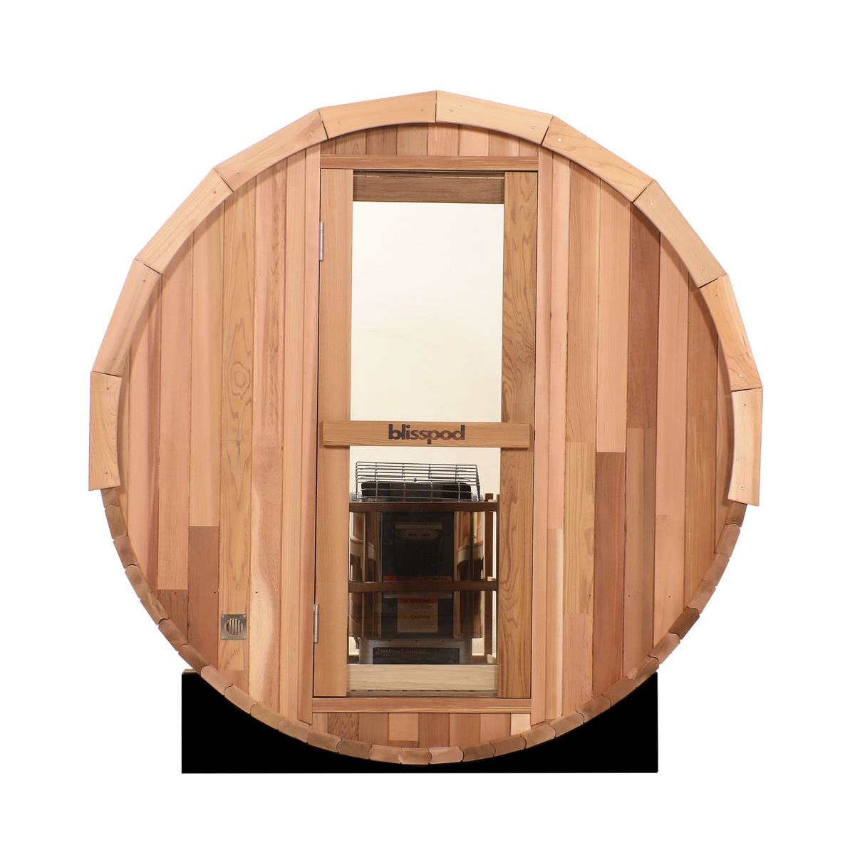 Blisspod Prague 4–6 Person Red Cedar Barrel Sauna