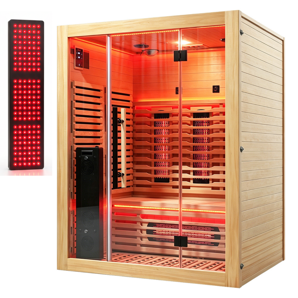 Blisspod Venetian RED 3-Person Full-Spectrum Infrared Sauna