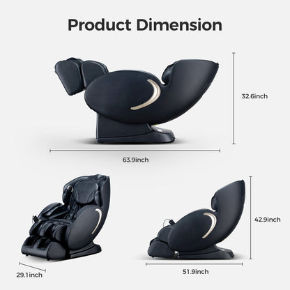 BOSSCARE 3D Zero-Gravity Full-Body Shiatsu Massage Chair