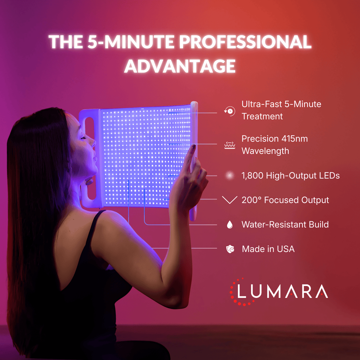 Lumara Illuminate Blue V1 |  Blue Light Therapy Panel