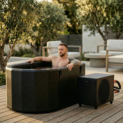 XXL 216-Gallon Inflatable Cold Plunge Tub with Insulated Cover