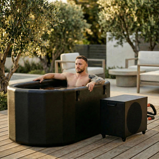 XXL 216-Gallon Inflatable Cold Plunge Tub with Insulated Cover