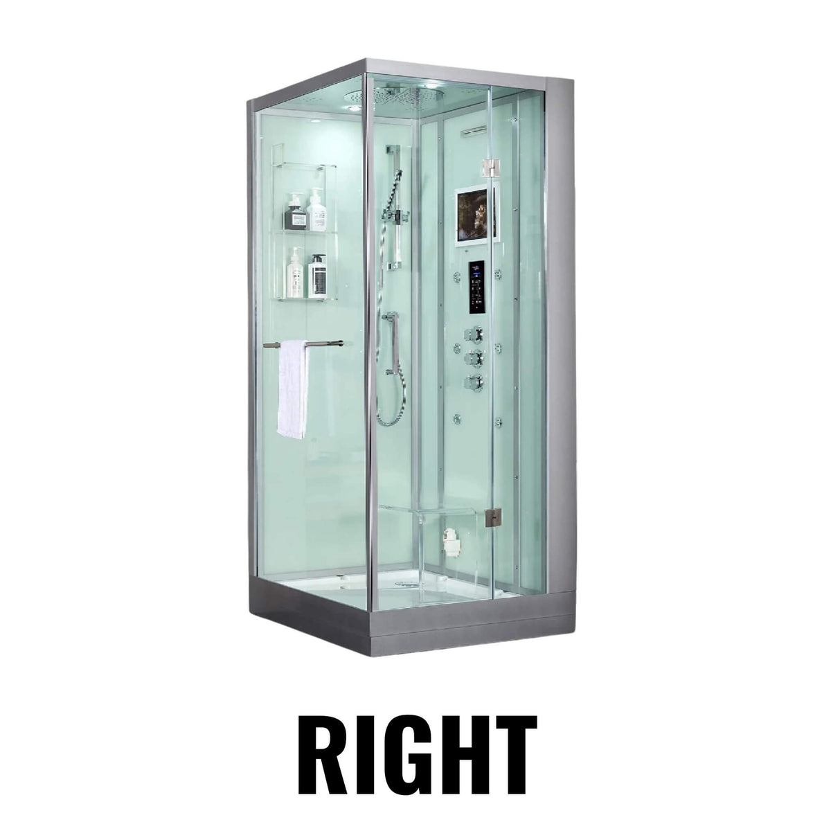 Maya Bath Platinum Arezzo 37-Inch Steam Shower with Android Tablet
