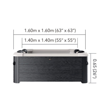 MSpa F-OS063W Oslo Supreme 6-Person Square Spa