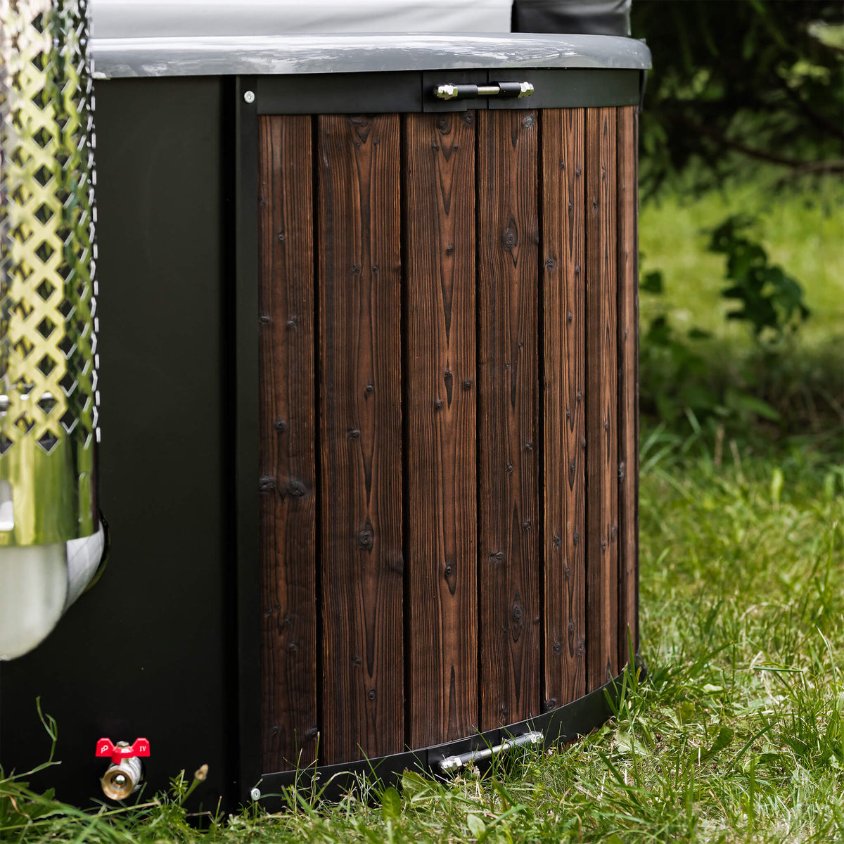 4-Person ThermoWood Wood-Fired Hot Tub