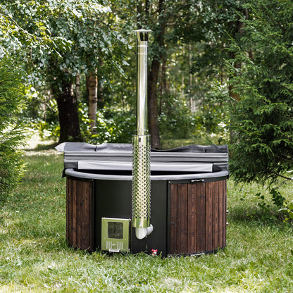 4-Person ThermoWood Wood-Fired Hot Tub