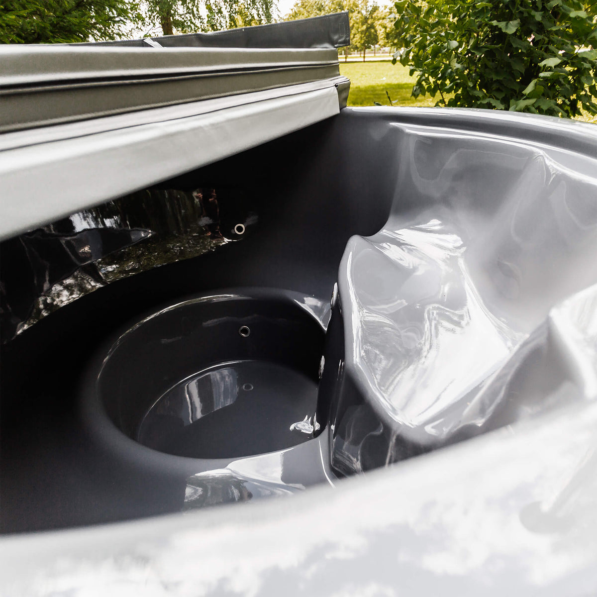 4-Person ThermoWood Wood-Fired Hot Tub