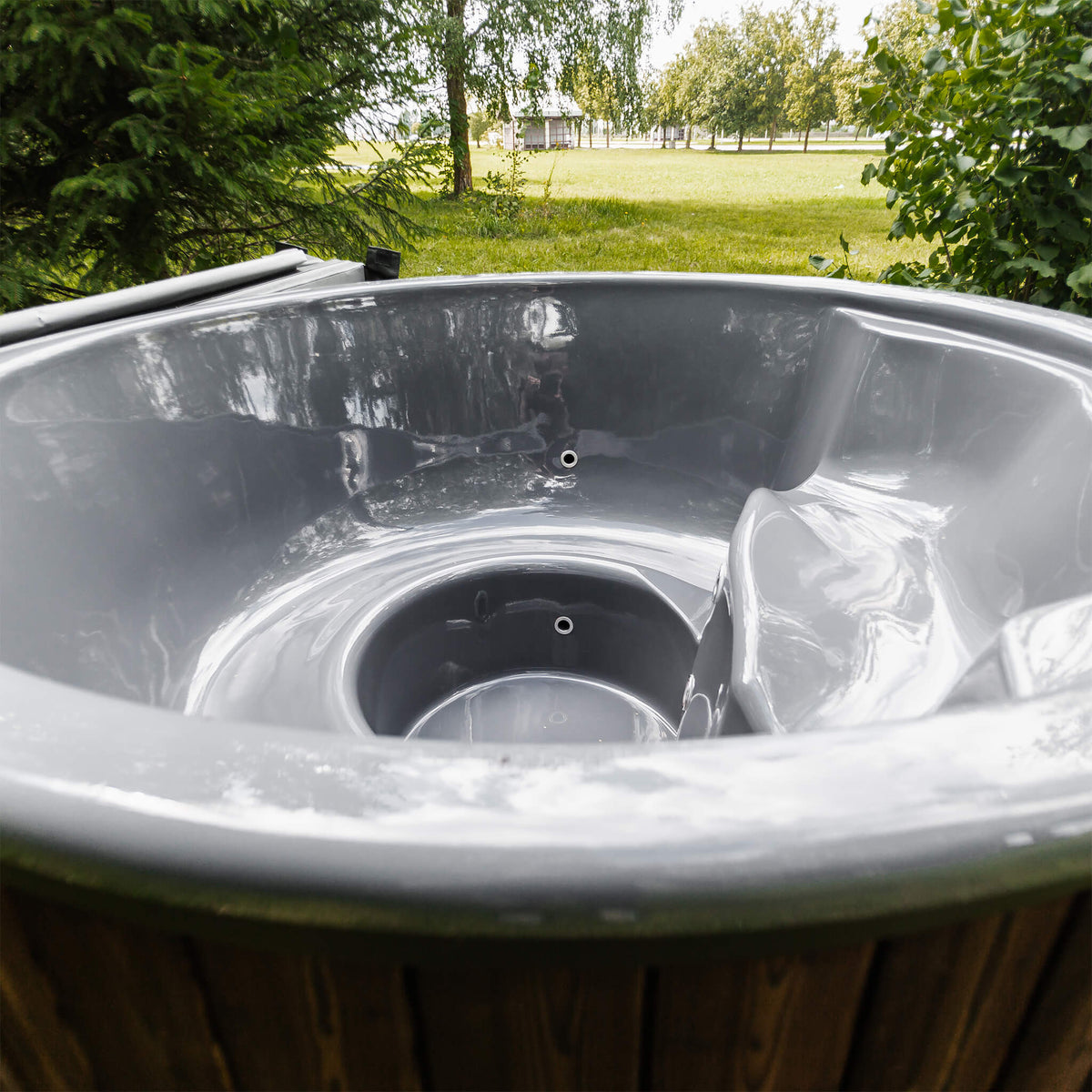 4-Person ThermoWood Wood-Fired Hot Tub