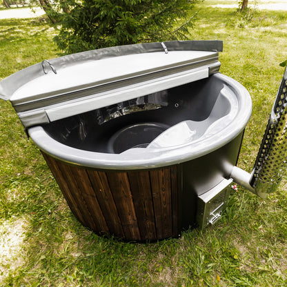 4-Person ThermoWood Wood-Fired Hot Tub