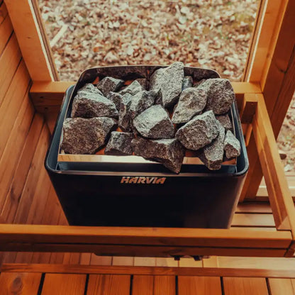 4-Person Outdoor ThermoWood Sauna Kit