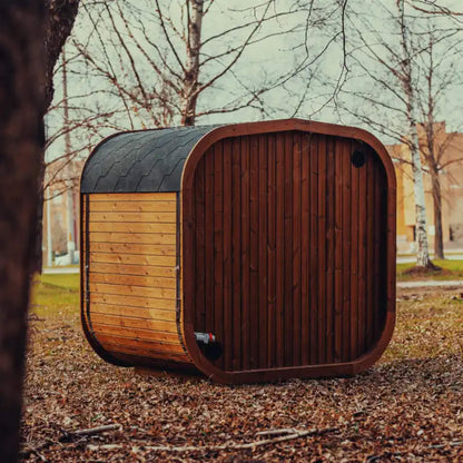 4-Person Outdoor ThermoWood Sauna Kit