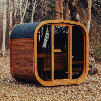 4-Person Outdoor ThermoWood Sauna Kit