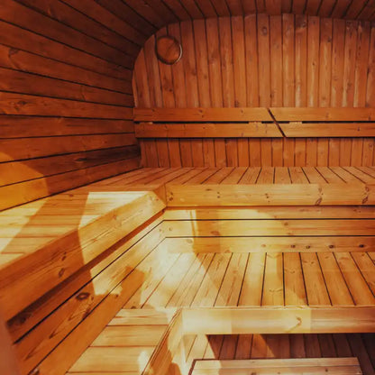 6-Person Outdoor ThermoWood Sauna Kit