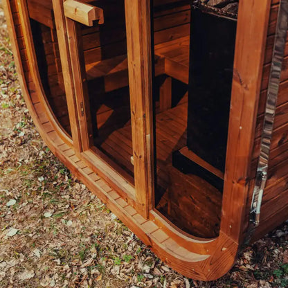 6-Person Outdoor ThermoWood Sauna Kit