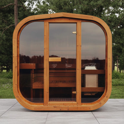 6-Person Outdoor ThermoWood Sauna Kit