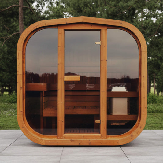 6-Person Outdoor ThermoWood Sauna Kit