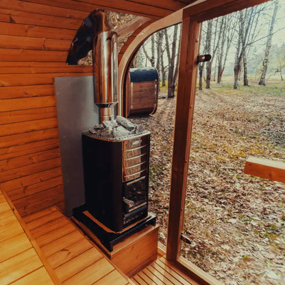 6-Person Outdoor ThermoWood Sauna Kit