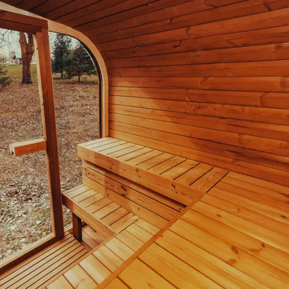 6-Person Outdoor ThermoWood Sauna Kit