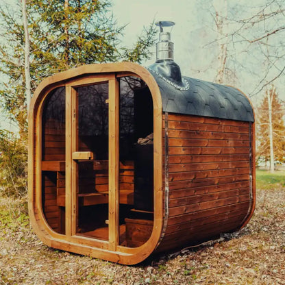 6-Person Outdoor ThermoWood Sauna Kit