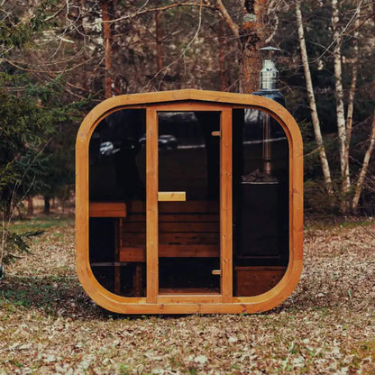 6-Person Outdoor ThermoWood Sauna Kit