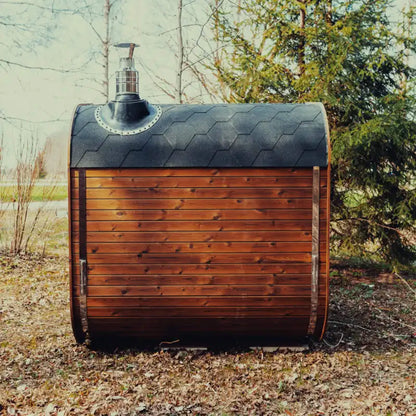 6-Person Outdoor ThermoWood Sauna Kit