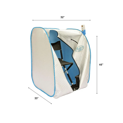 Silver Elite Far Infrared Sauna | Portable Home Sauna for Relaxation & Muscle Recovery